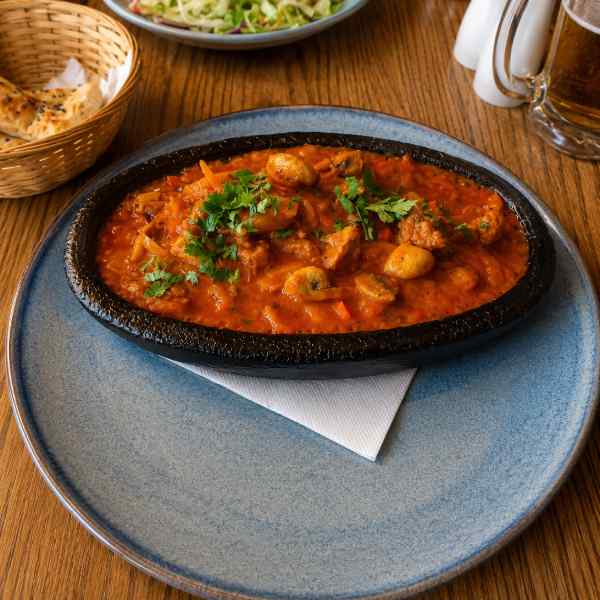 Aromatic Guvec served at Enfes Turkish Restaurant in Sunderland
