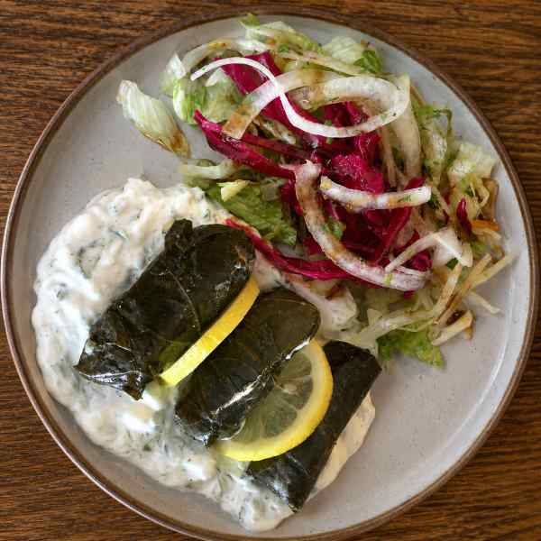 Stuffed Dolma served at Enfes Turkish Restaurant in Sunderland